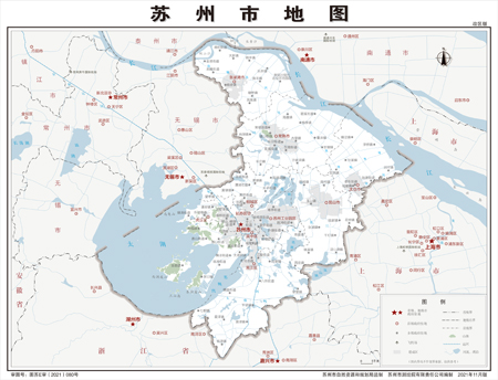江苏省苏州市地图行政区划水系河流湖泊交通铁路地形卫星流域打印