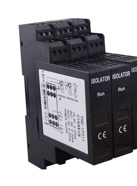 交流电流变送器直流电压变送器信号隔离器4-20mA一入二出转0-10V