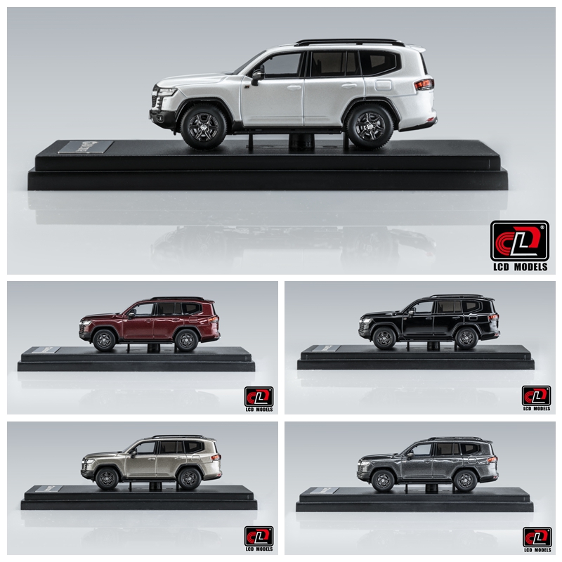 LCD 1:64 丰田LC300 GR运动版合金汽车模型 SUV越野车 小比例成品