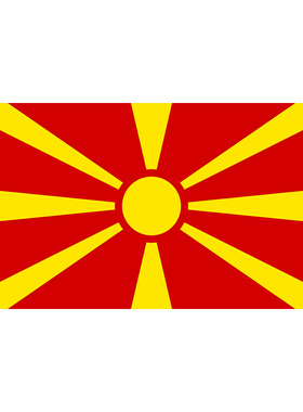 包邮 定制3号128*192CM马其顿共和国国旗防水防晒 可订做各国旗帜