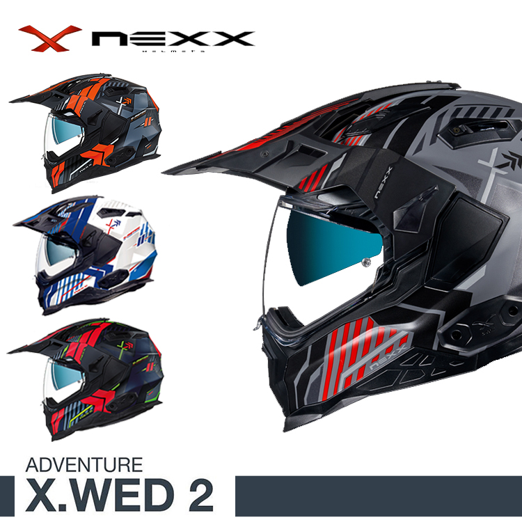 葡萄牙X NEXX新款X.WED2 T厂 湾流拉力越野盔摩托机车两用头盔