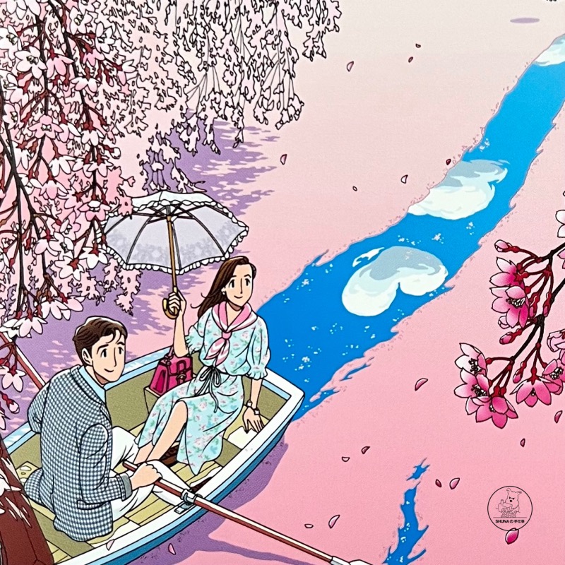 「SHUNA」渡濑政造2023年日本原版艺术爱情治愈系插画明信片现货