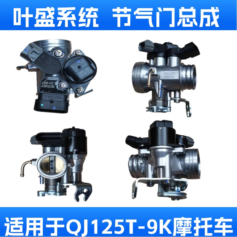 适用于钱江QJ125T-9K国四电喷摩托车配件叶盛节气门总成30C-05T