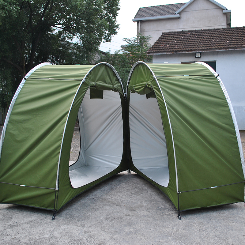 可拼接自行车帐篷摩托车防护帐篷前后开门家用多功能储物收纳帐篷
