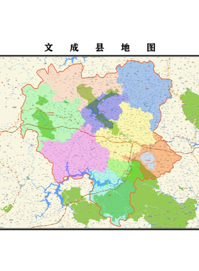 温州市文成县地图2023年行政区划市区主城区街道交通地图图片素材