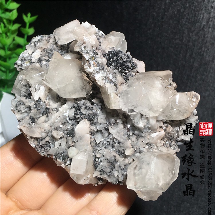 小精品 天然钻石方解矿物晶体矿石标本原石宝石奇石多款可选