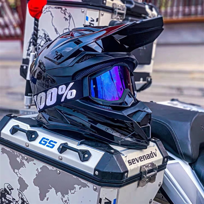 越野摩托车风镜拉力盔护目镜户外机车头盔防风沙护目镜日夜两用