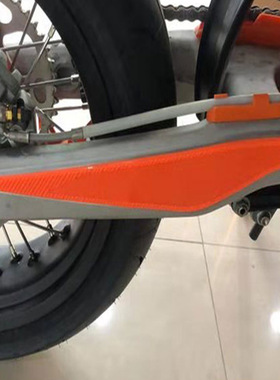 适用越野摩托车改装零件配件越野车KTM后平叉贴防刮花后保护贴