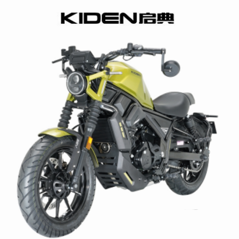 启典KIDEN 2023新款KD150-C铝轮美式复古太子巡航单缸水冷摩托车