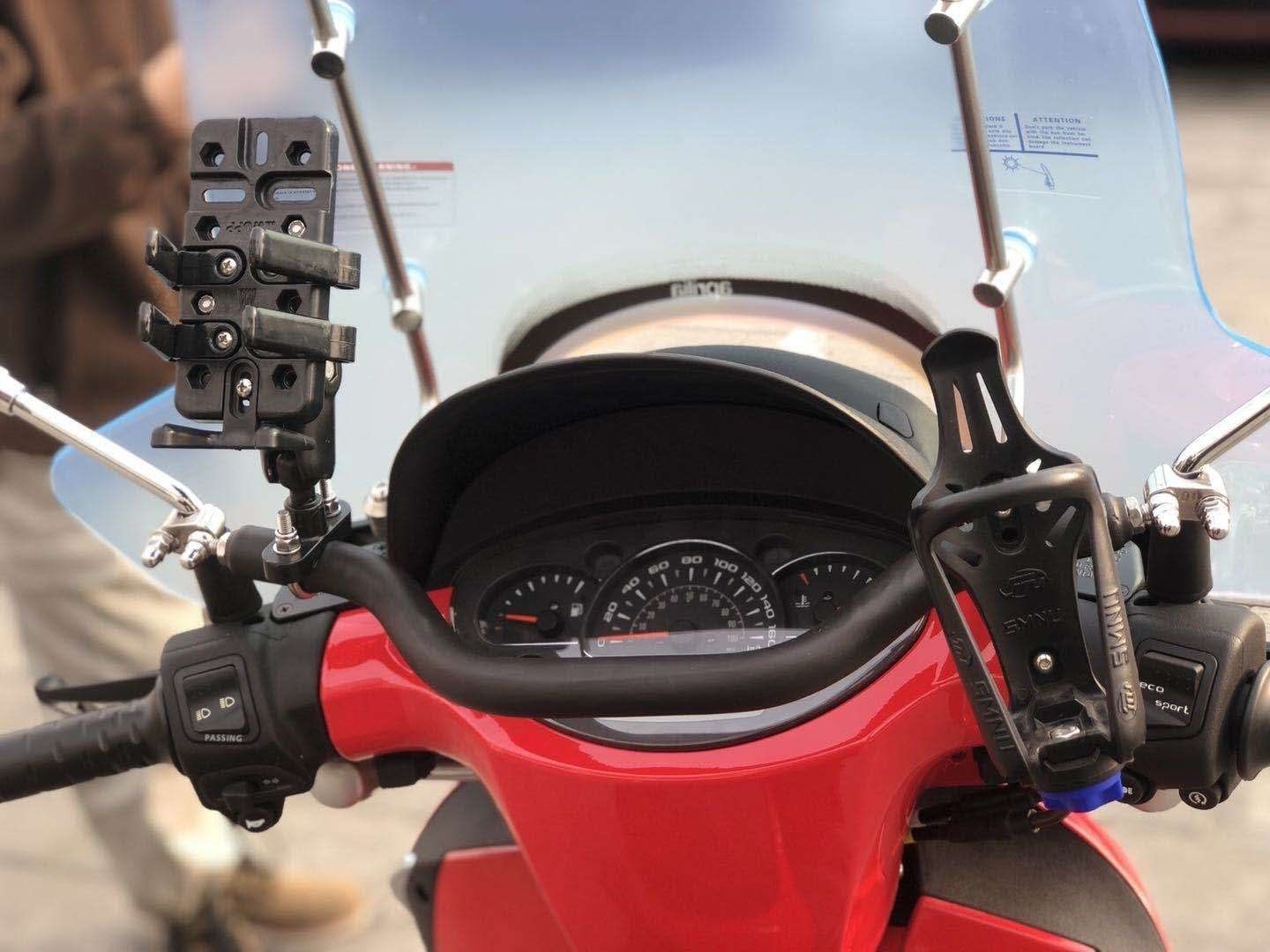 适用圣甲虫200阿迪瓦150扩展支架摩托车改装手机导航支架手把横杆