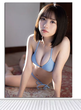 日本人体美女比基尼艺术照写真清纯美女海报房间寝室背景墙贴画1