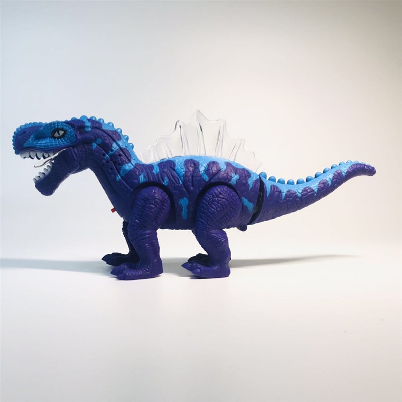 现货速发儿童电动恐龙玩具仿真灯光声音会走路会叫剑龙恐龙模型男