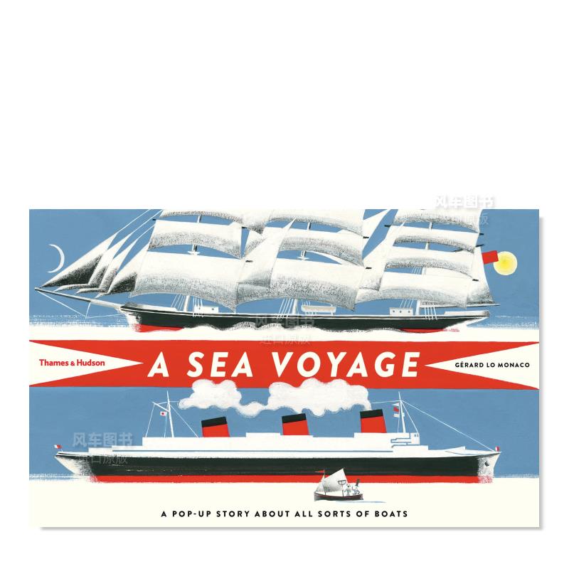 【现货】【立体书】海上航行：不同类型船的所有故事 【Pop-Up】A Sea Voyage: A Story About All Sorts of Boats 英文儿童原版