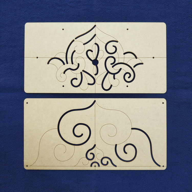 刺子绣模板 吉祥图案 传统图案 中国风 古典 杯垫茶垫刺绣画图