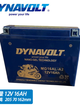 YB16AL-A2雅马哈VMAX 1200 1700大魔鬼摩托车电瓶12V16AH蓄电池