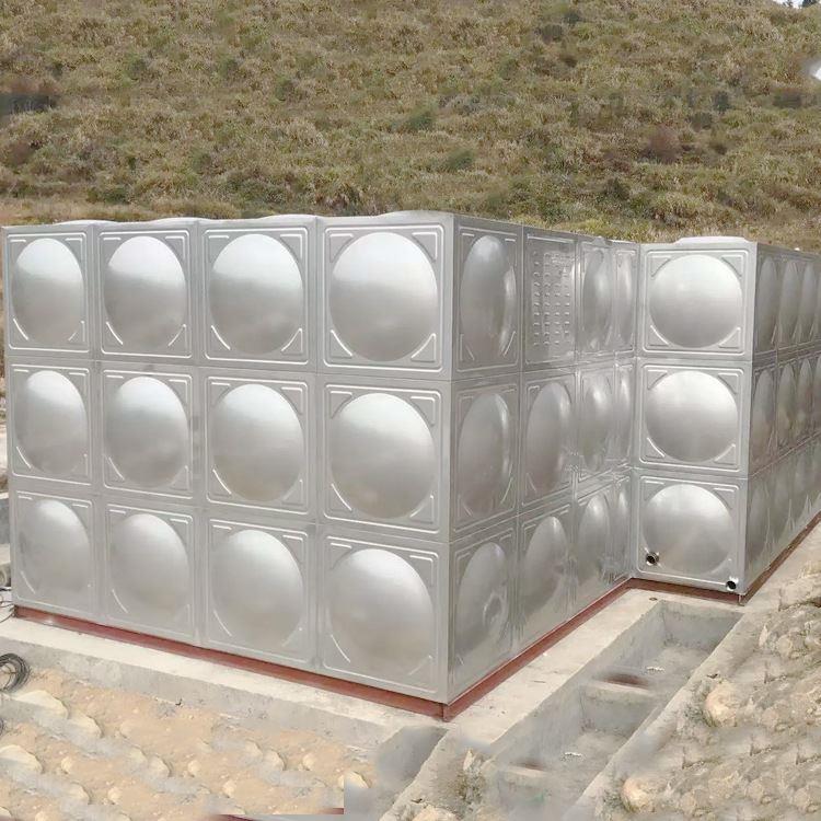 不锈钢水箱工地储水箱消防工程水箱组合保温水塔工厂小区加厚水池