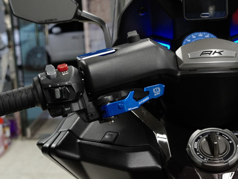 适用光阳AK550 2017-2021年 改装摩托车手煞拉杆 停车杆 刹车手柄