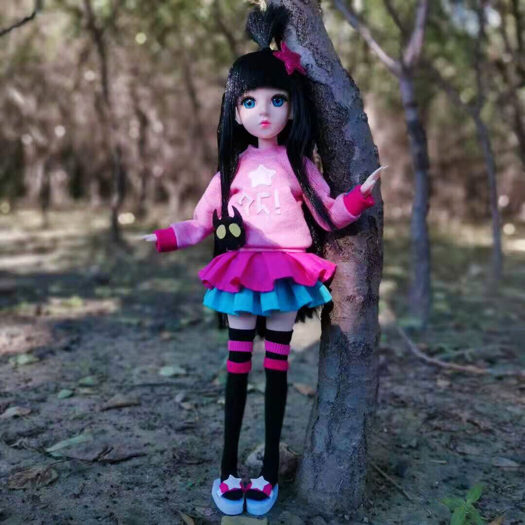 凹凸世界凯莉星月魔女娃娃女孩生日礼物可换装动漫手游玩具公仔