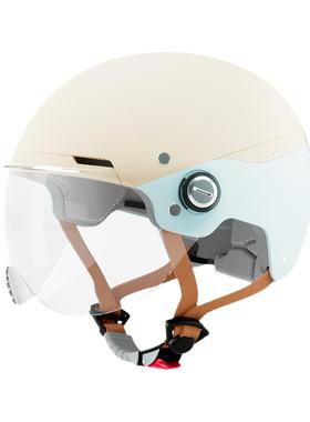 新国标3C认证电动电瓶车头盔男女士摩托车四季通用防晒安全帽夏季