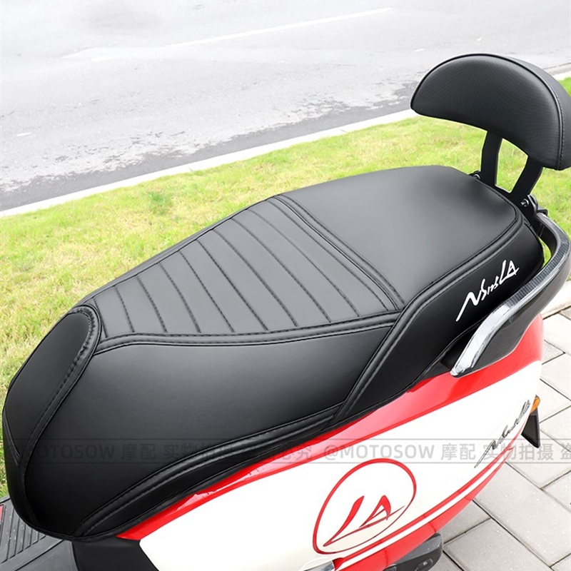 适用于ns125la防水坐垫皮套防晒透气蜂窝网摩托踏板车坐桶内衬
