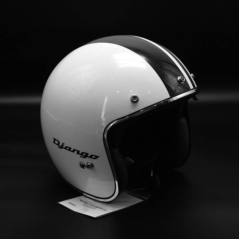 标致摩托车安全头盔姜戈Django复古盔3/4盔 机车男女半盔原厂正品