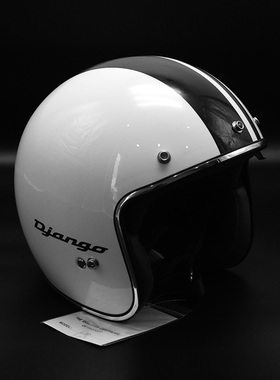 标致摩托车安全头盔姜戈Django复古盔3/4盔 机车男女半盔原厂正品