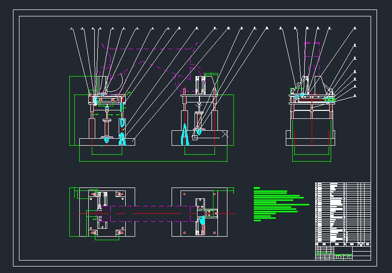 摩托车振动与耐久实验台总装图设计及代画CAD图纸计算精品