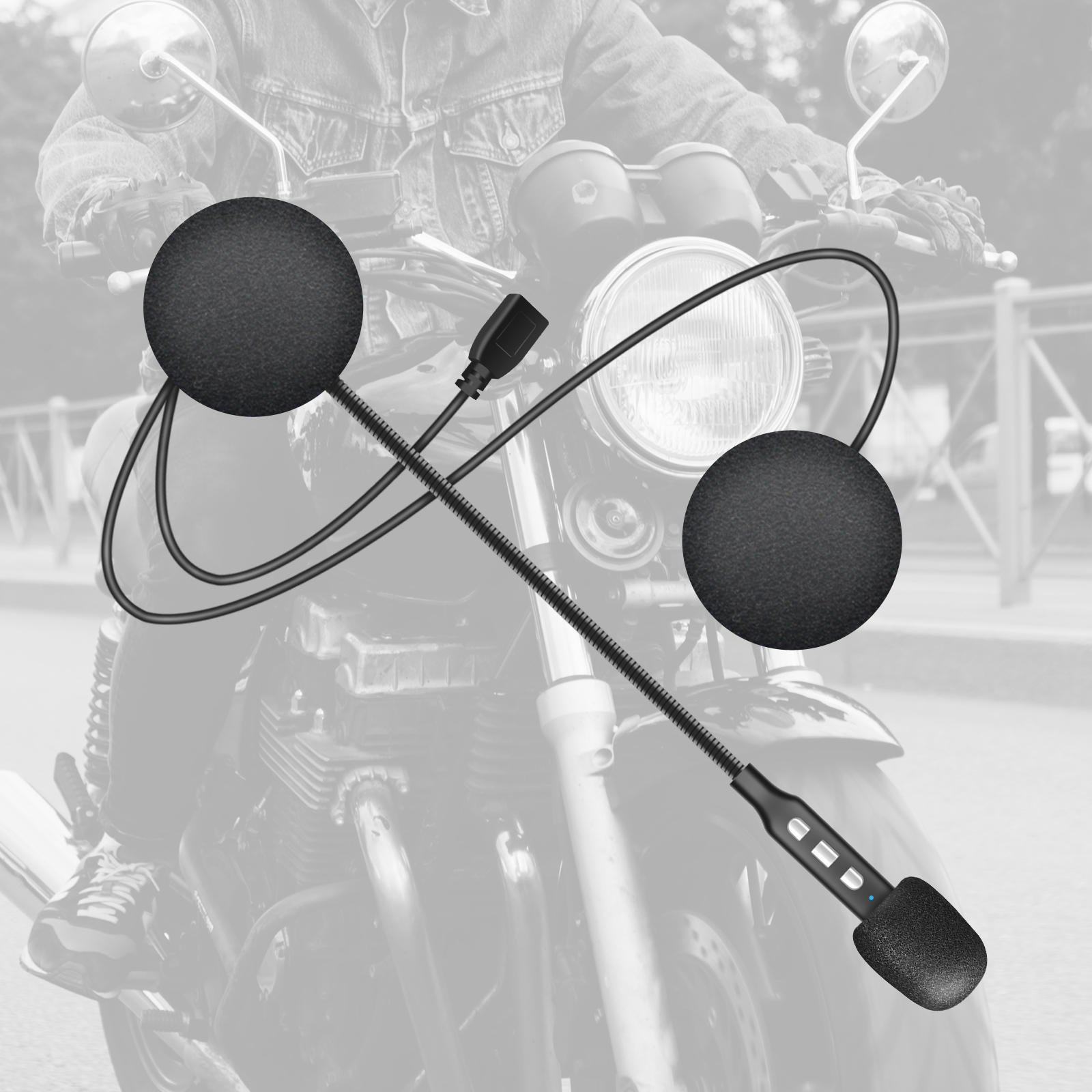摩托车头盔蓝牙耳机骑行专用全半盔内置一体式无线音乐外卖骑手
