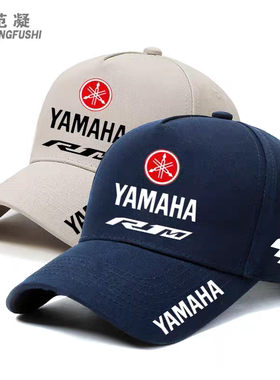 雅马哈R1M世界摩托车锦标赛周边厂队骑行遮阳棒球帽户外鸭舌帽子