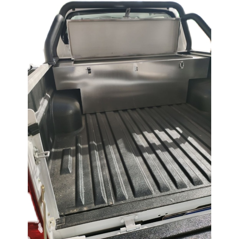 皮卡车专用不锈钢工具箱201材质C收纳盒储物柜定制尺寸现货防水门