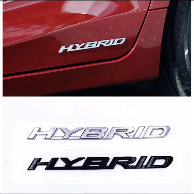 适用于雷克萨斯混合动力HYBRID车标后门侧标英文字母标改装车身贴