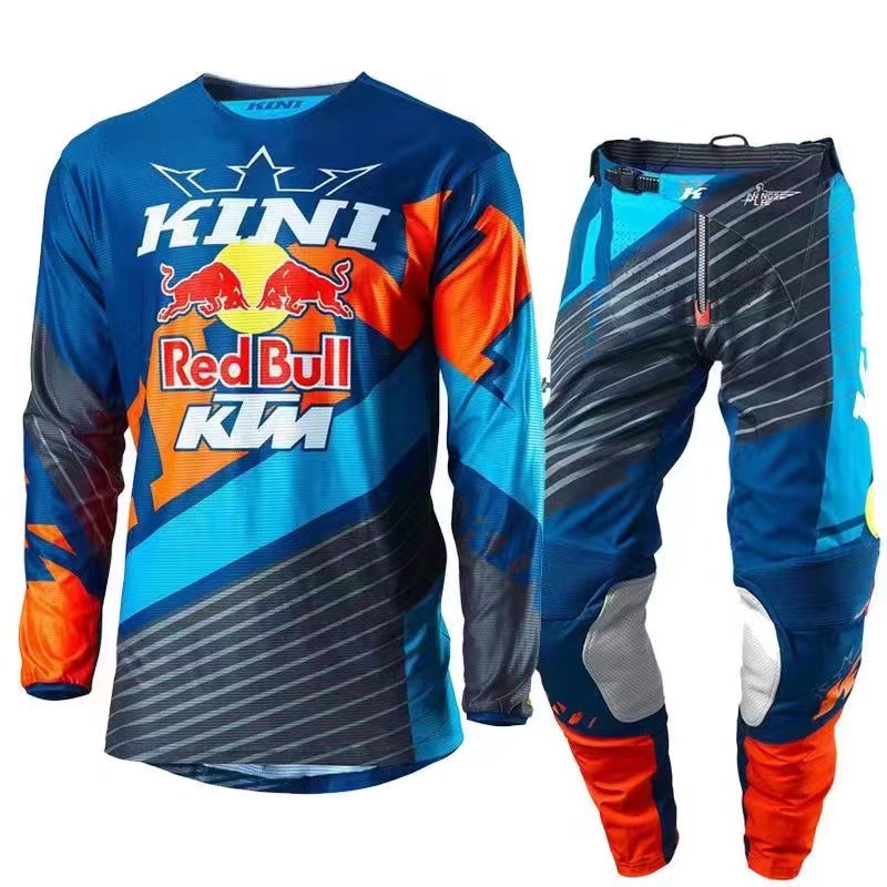 KTM红牛联名KINI越野林道赛道速降摩托车骑行服夏季男款薄款