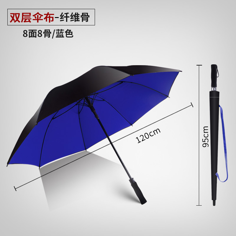 新款自动超大号雨伞定制图案可印logo广告伞长柄暴雨专用汽车标志