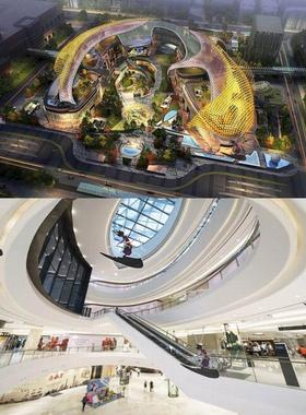 贝诺BENOY广州天环广场购物中心生活广场商城商场CAD施工图效果图