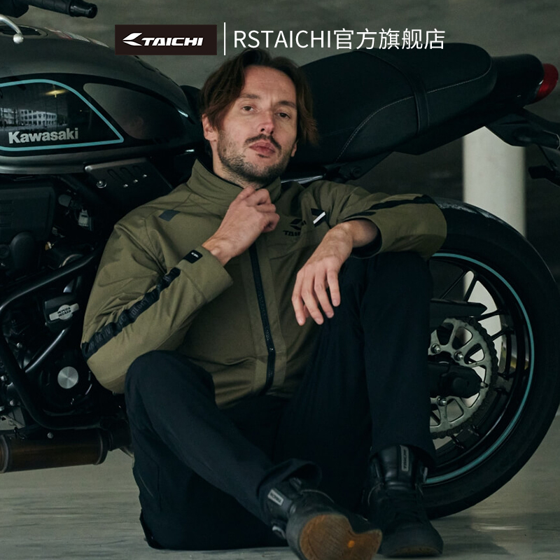 RS TAICHI摩托车夏季骑行服男士机车赛车服休闲透气网眼夹克外套