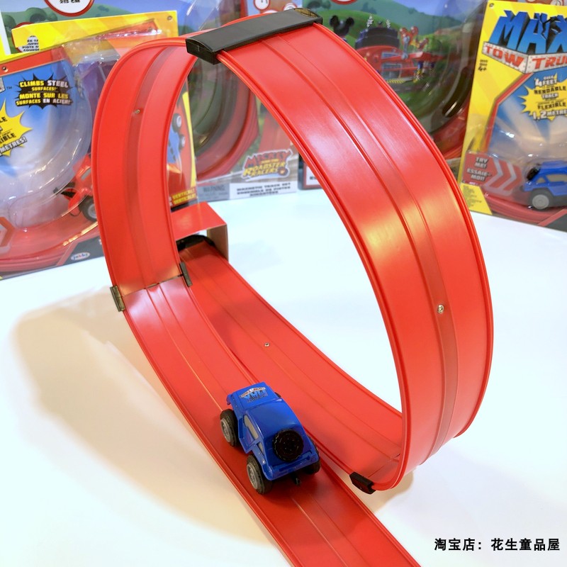 出口玩具磁性轨道磁性回力小车可爬铁门无需电池动力强新鲜有趣