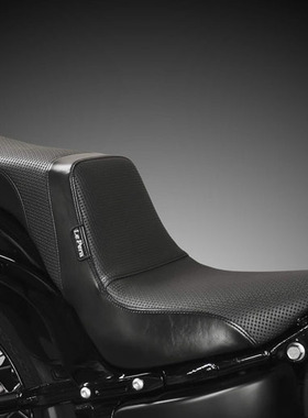 美产Lepera哈雷摩托车18年后肥仔改装DS坐垫腰靠座椅内含减震凝胶