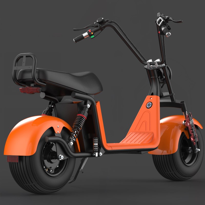 新款X60哈雷人瓶车成电新款双人跑车行自车大轮胎电动摩托车
