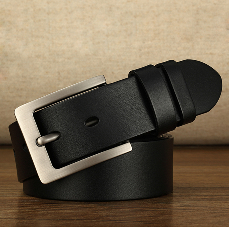 140 150 160 170cm Leather Men Belt Cow Genuine Leather Belt