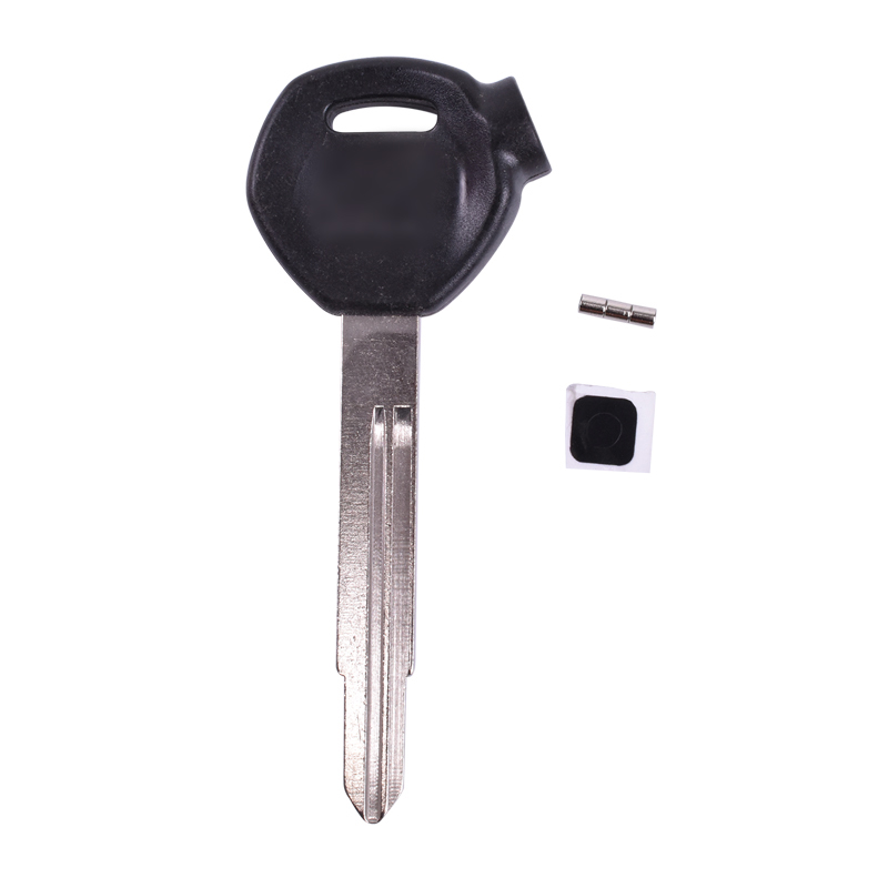 摩托车钥匙坯适用本田龟DIO Z4配件55 56 58期磁石芯片双槽钥匙胚