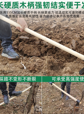 锄头挖笋专用挖冬笋户外探春笋神器农用工具大全挖地家用种菜农具