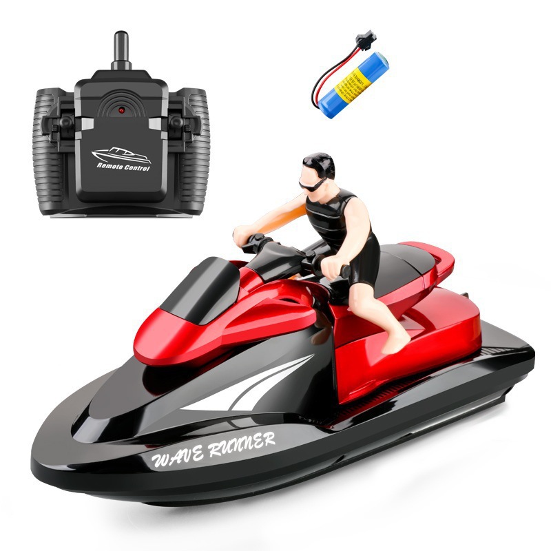 遥控摩托快艇2.4G高速双电机电动游艇模型儿童水上玩具无线遥控船