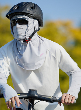 骑行面罩围脖一体男夏季自行车公路车摩托车头盔户外遮阳防晒冰丝