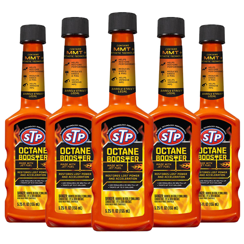 STP 辛烷值增强剂 加92号油提升到95#标号 汽油添加剂 节油五瓶装