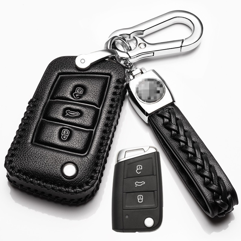 2020款大众途观L钥匙包真皮途观L钥匙套适用于10—19款男女士汽车