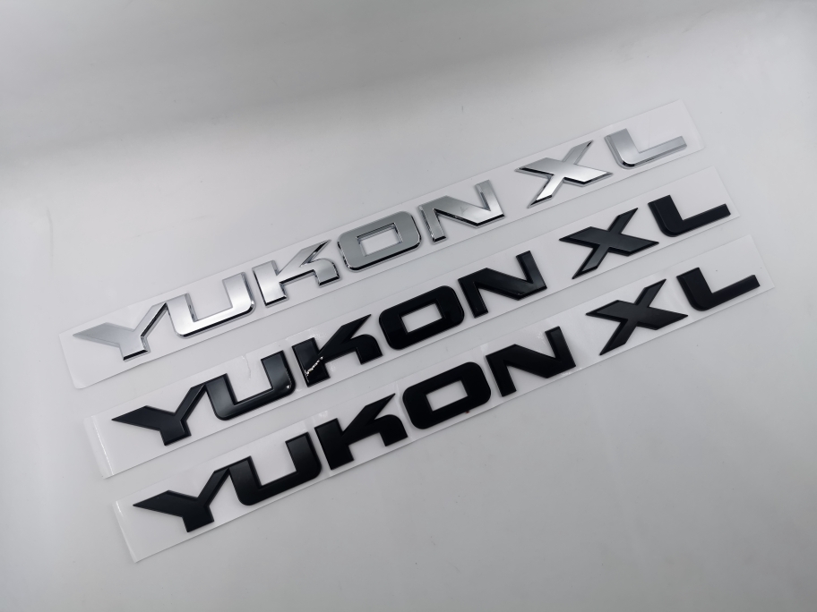 适用于GMC YUKON XL改装车标 尾箱贴标 车门侧标 ABS皮卡车标