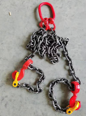 转勃钩欧姆环起重链条吊钢筋吊索具捆绑钩链条卸扣套圈吊具接头环