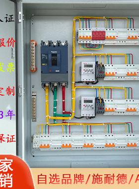 施耐德成套配电箱定制一键断电控制箱工厂照明表箱低压动力柜成品