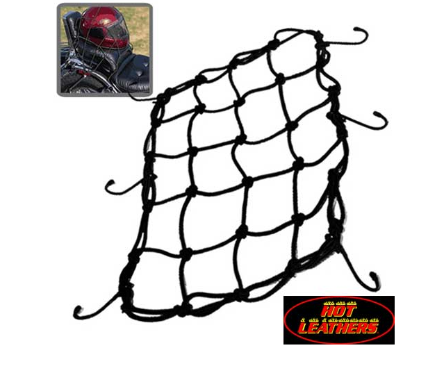 韩国进口哈雷印第安杜卡迪Vespa凯旋摩托车头盔固定网袋 收纳网兜