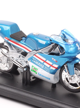 1:18威利1994雅马哈TZ250 M法国测试赛事仿真摩托车模型静态玩具